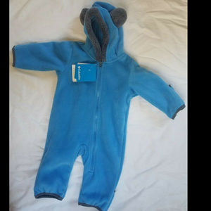 COLUMBIA Size 3 6 Months Baby Infant Bear Bunting